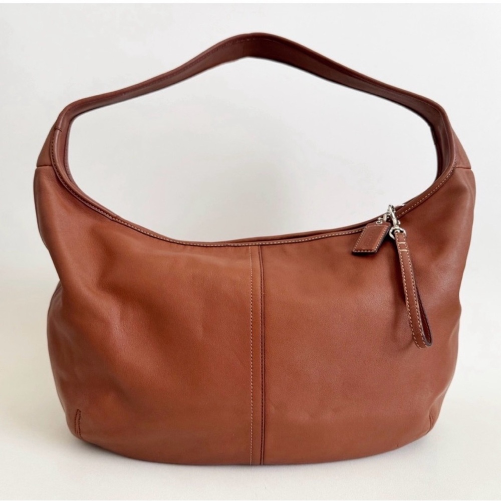 Vintage Coach brown hobo bag large